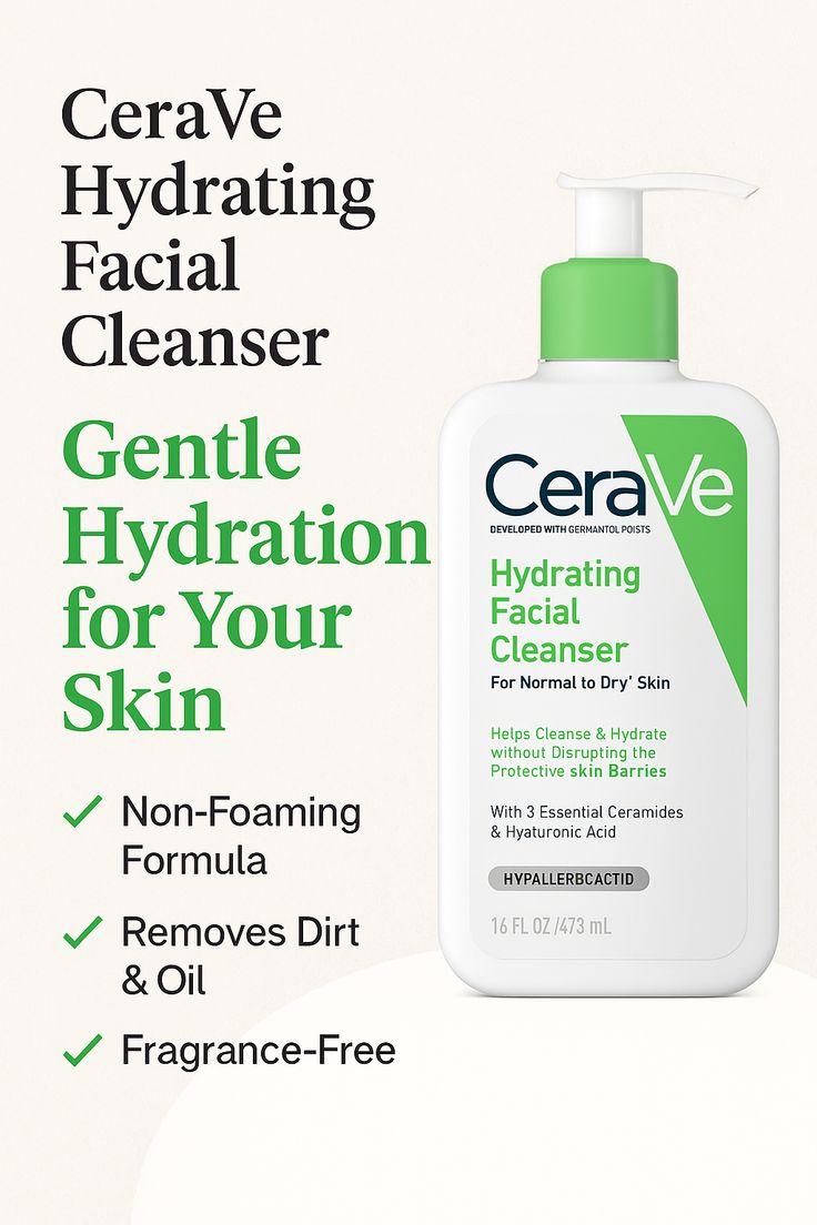 Cerave Hydrating Facial Cleanser
