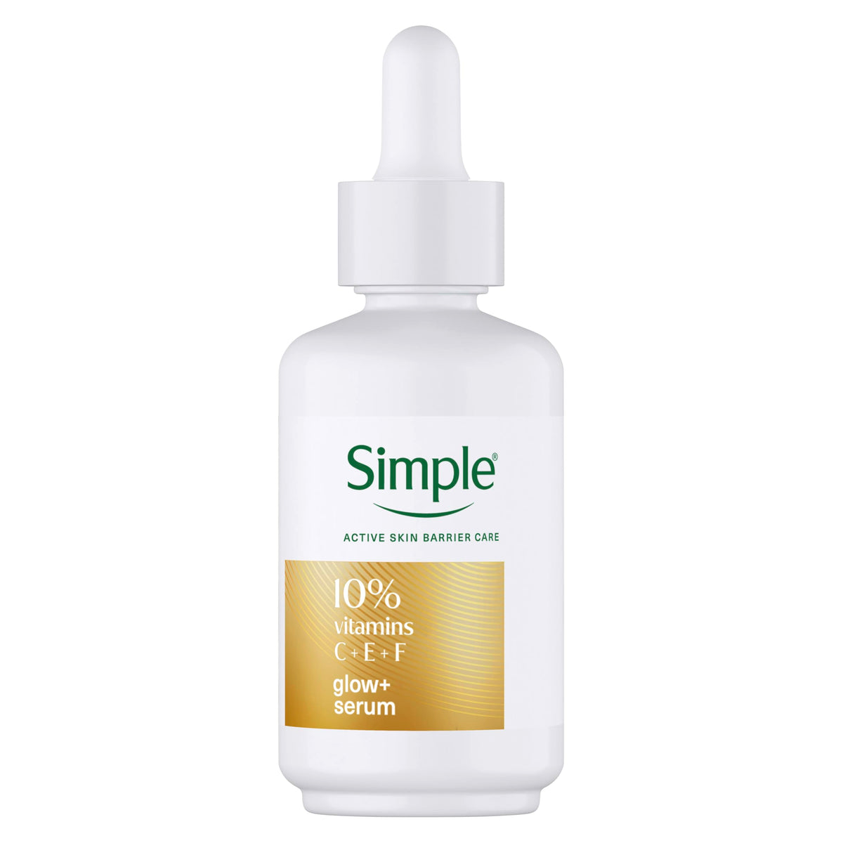 Simple  10% Vitamins C + E + F Glow Serum