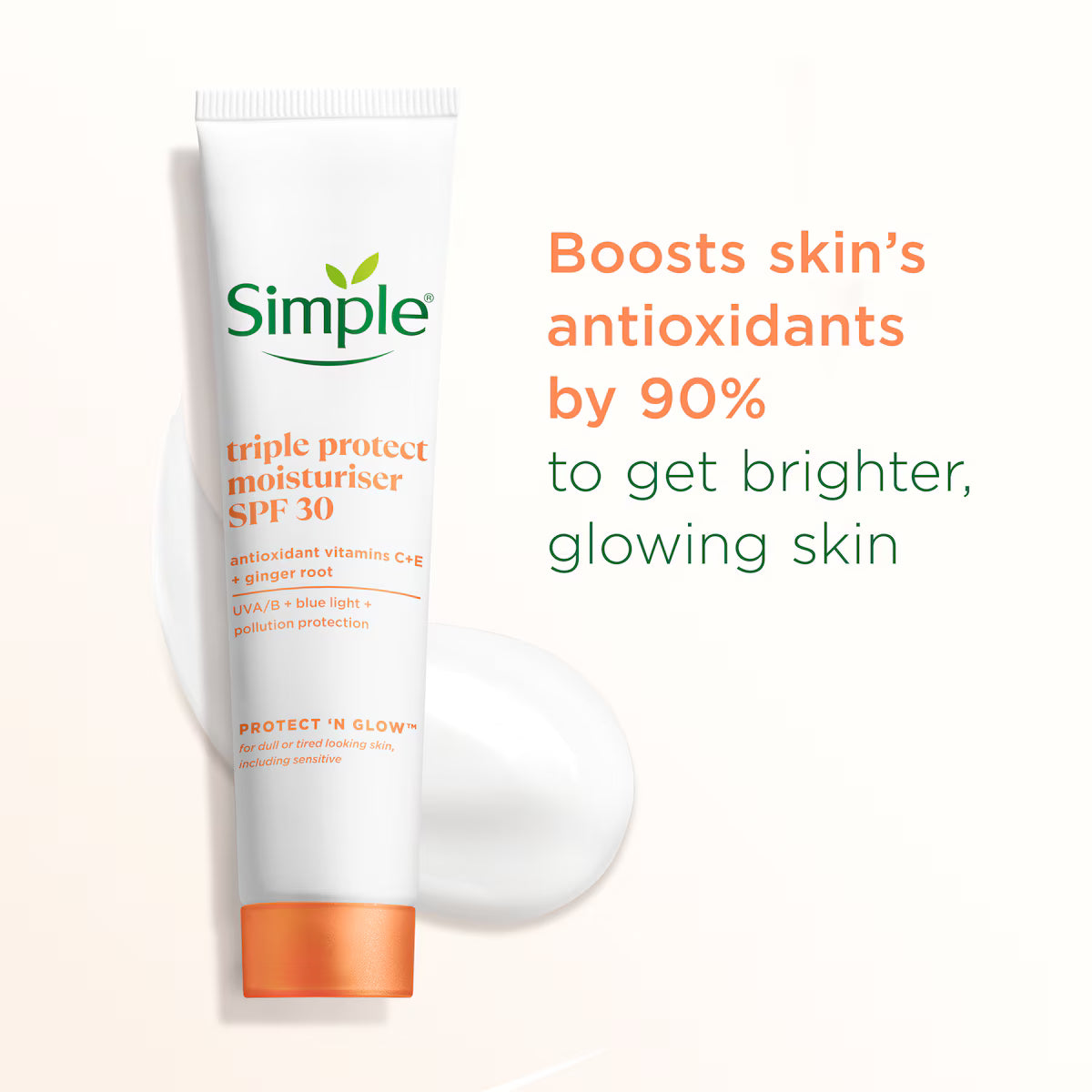 Simple Triple Protect Moisturiser SPF 30