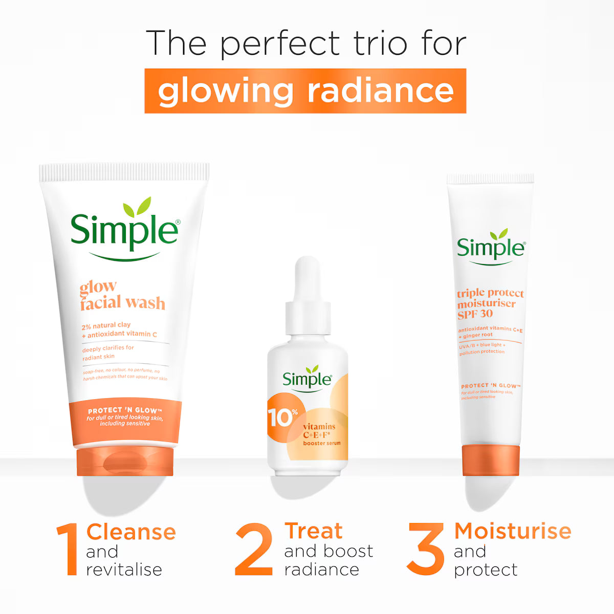 Simple Triple Protect Moisturiser SPF 30