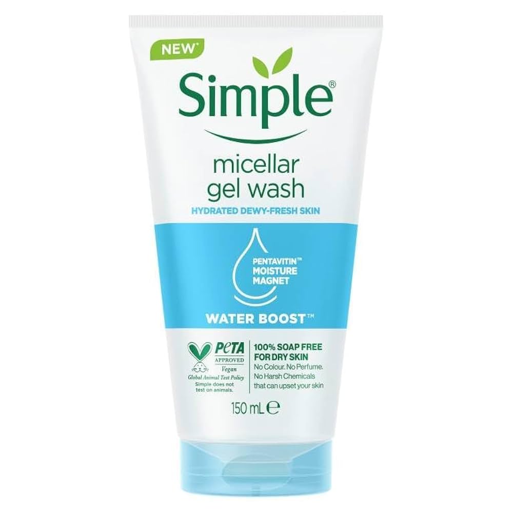 Simple Water Boost Micellar Facial Gel Wash 150ml