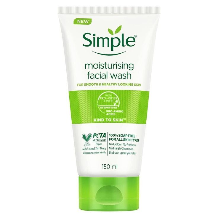 Simple Kind to Skin Moisturizing Facial Wash 150ml
