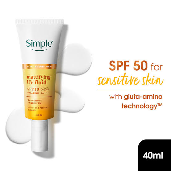 Simple Mattifying UV Fluid SPF 50