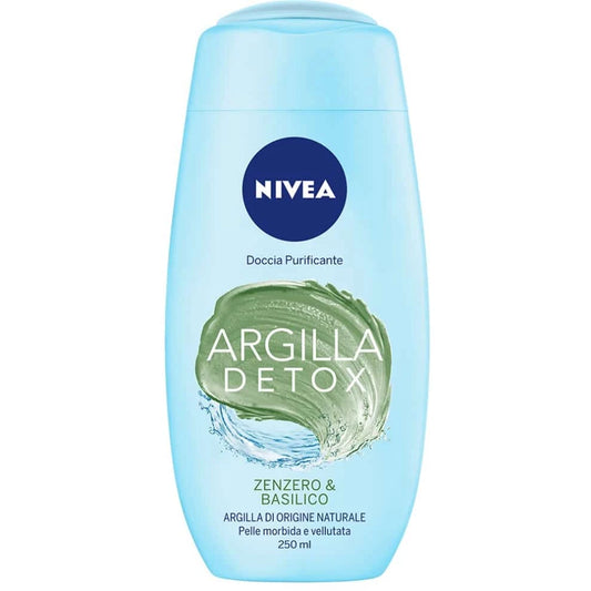 Nivea Clay Detox Shower Gel Fresh Ginger &amp; Basil 250ml