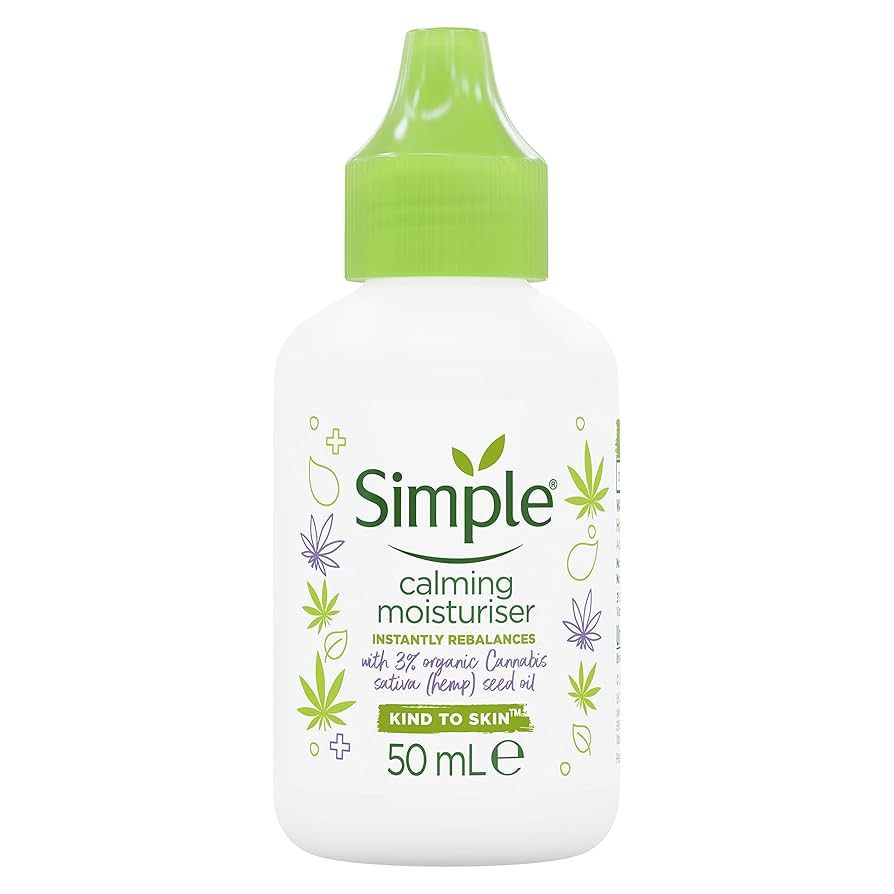 Simple Calming Moisturiser with hemp seed oil