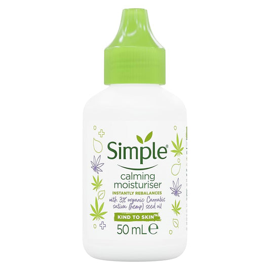 Simple Calming Moisturiser with hemp seed oil