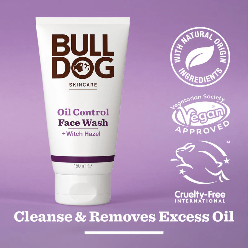 BullDog Skincare Oil Control Face Wash