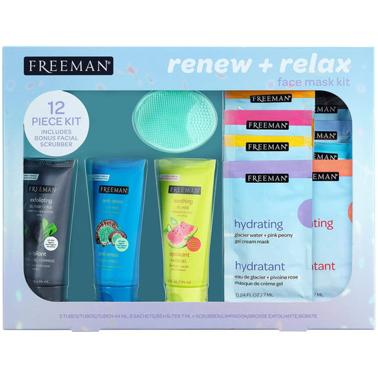 FREEMAN Limited Edition Renew & Relax Facial Mask Kit