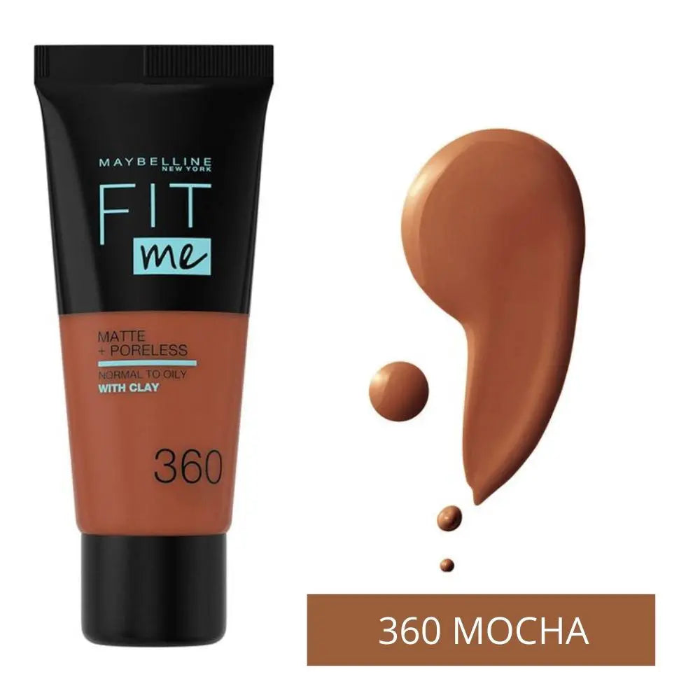 Maybelline Fit Me Matte & Poreless Foundation 360 Mocha 30ml