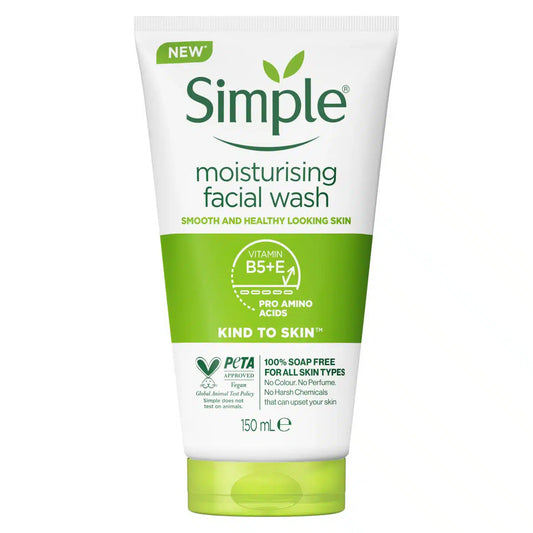 Simple Kind to Skin Moisturizing Facial Wash 150ml