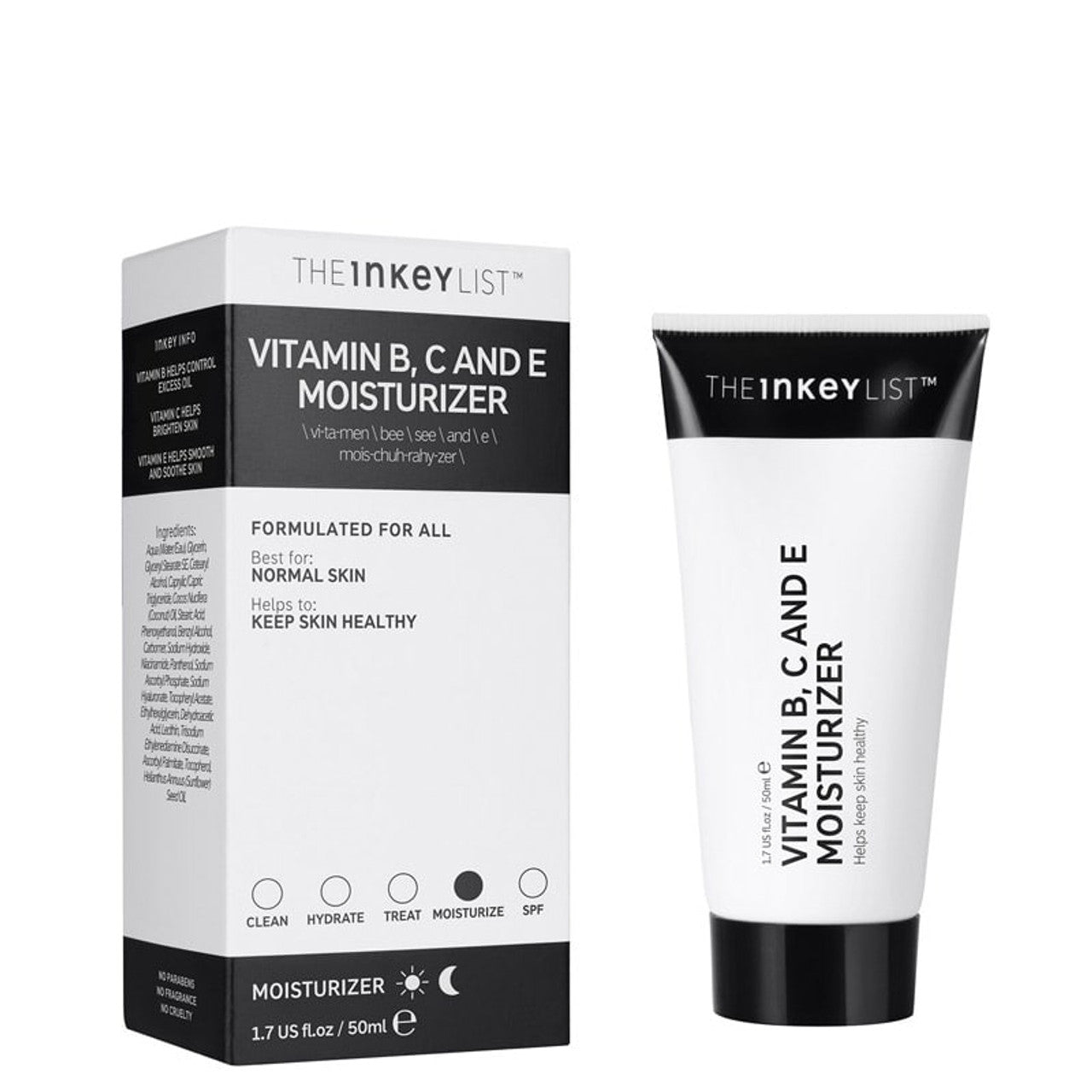 THE INKEY LIST Vitamin B, C and E Moisturizer 50 ml