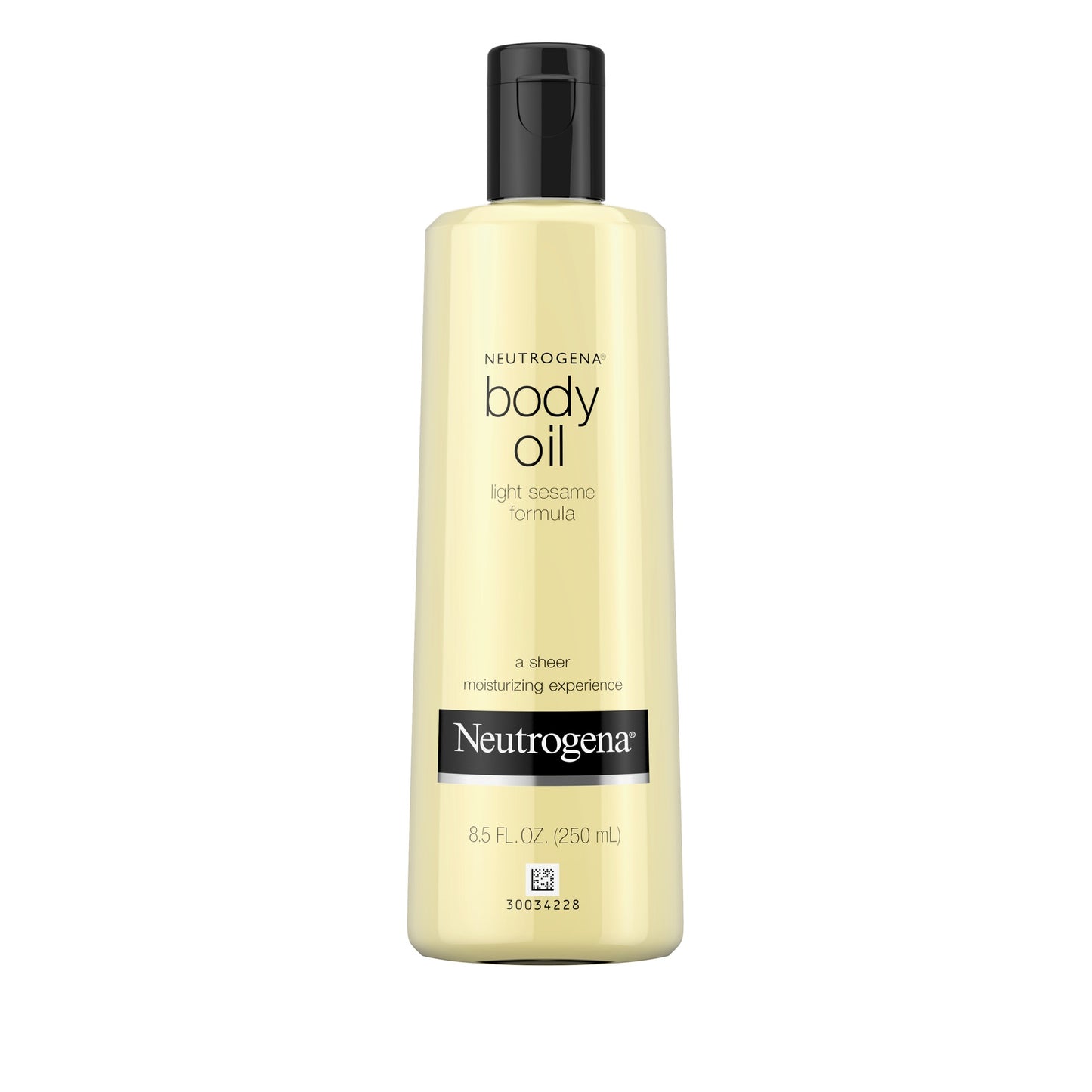 Neutrogena lightweight body oil for dry skin.