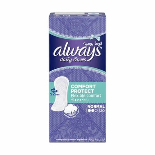 Always Daily Liners Comfort Protect Normal 20pcs