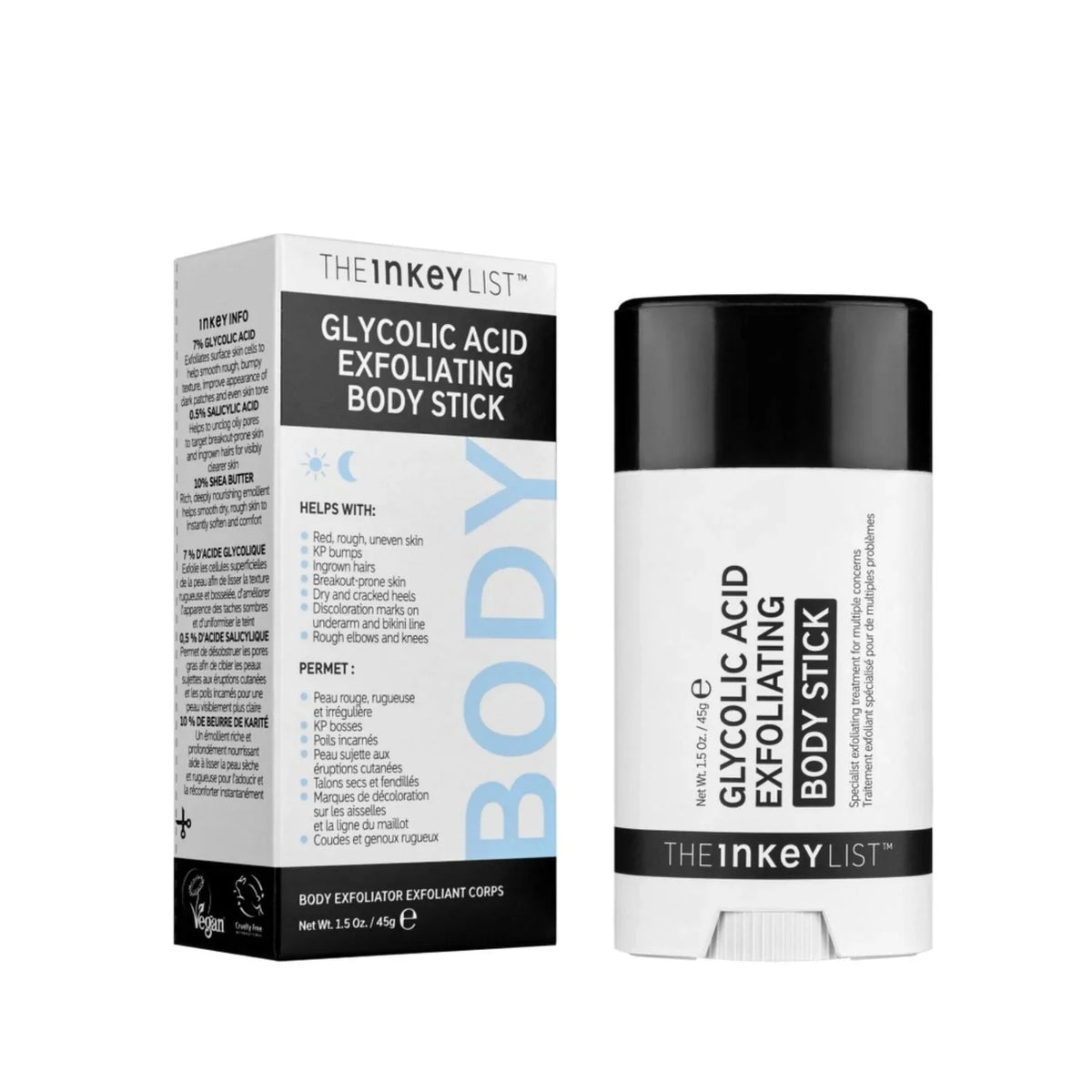 The Inkey List Glycolic Acid Exfoliating Body Stick